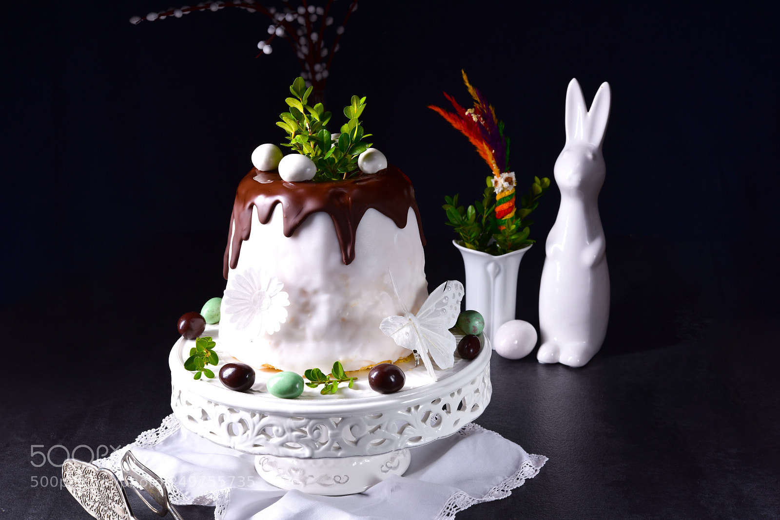Nikon D810 sample photo. Cooked easter cake photography