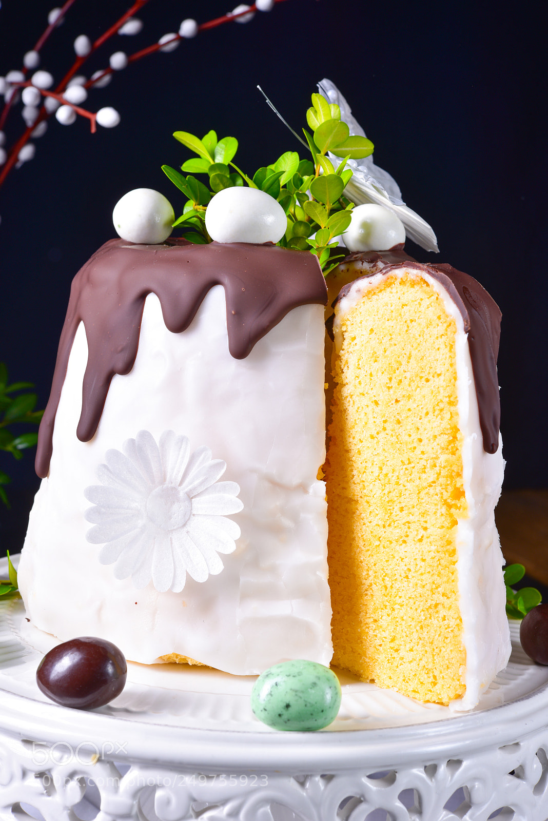 Nikon D810 sample photo. Cooked easter cake photography