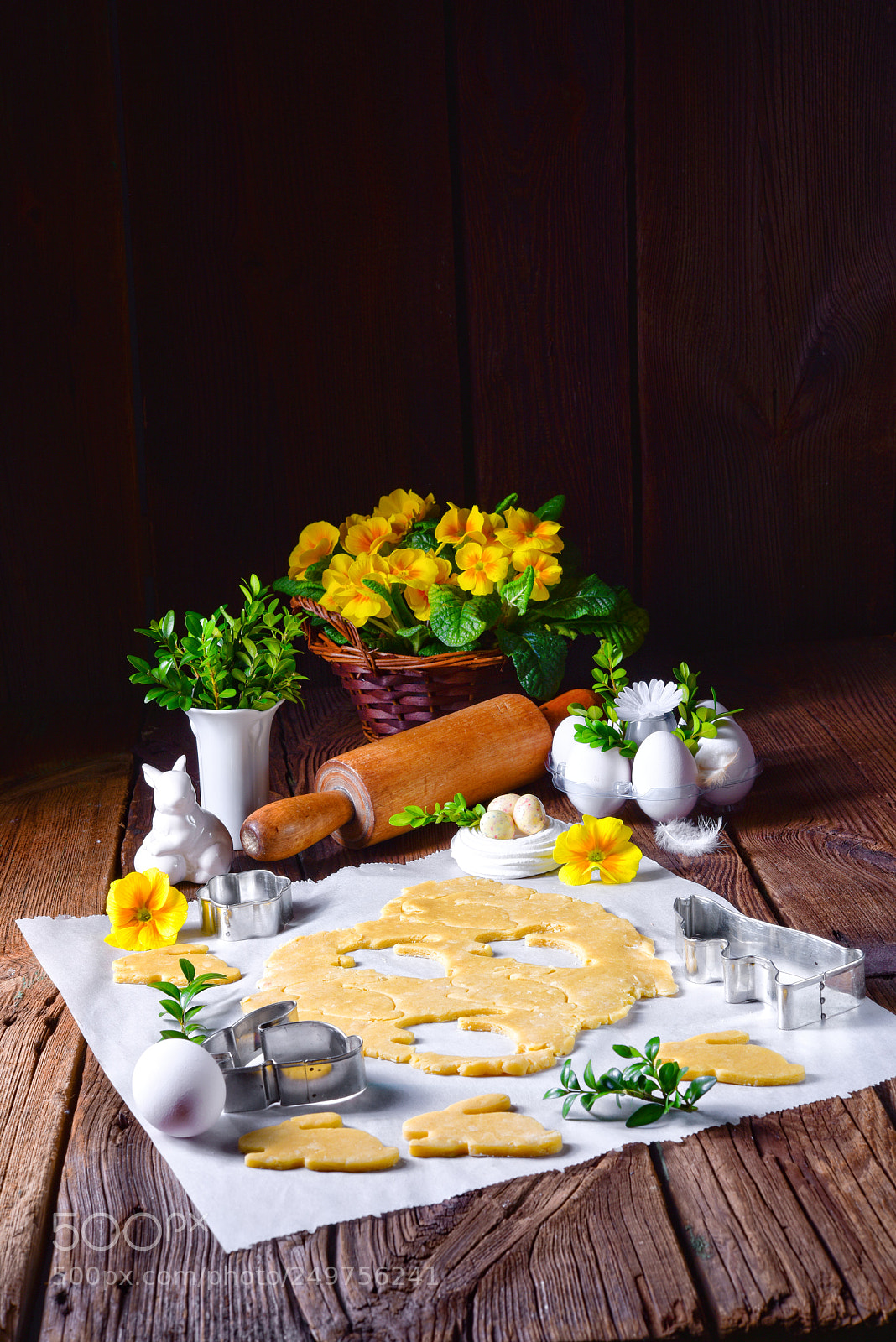 Nikon D810 sample photo. Raw easter cookies photography