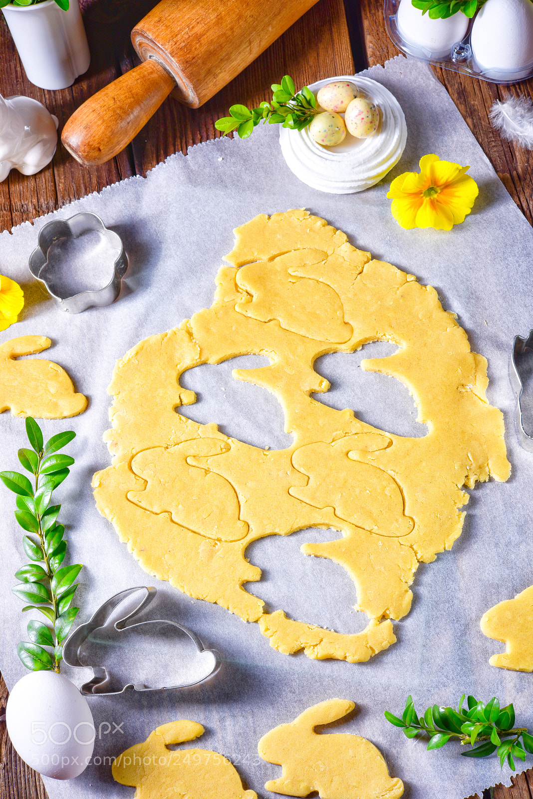 Nikon D810 sample photo. Raw easter cookies photography