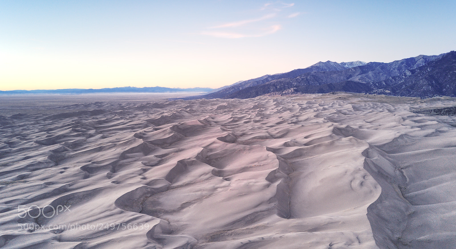DJI FC220 sample photo. Ocean of dunes photography
