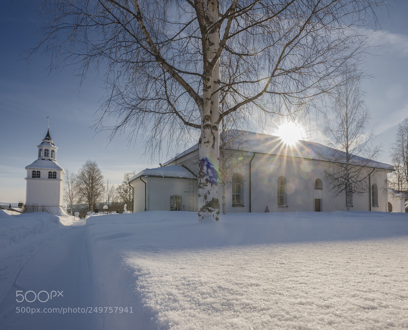 Nikon D810 sample photo. Tower with a church photography