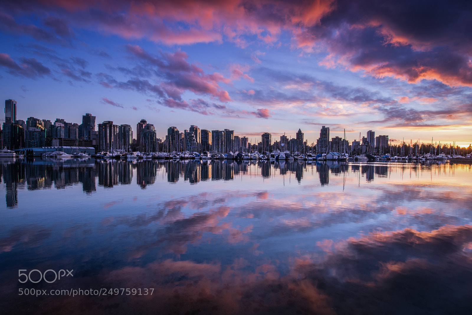 Nikon D800 sample photo. Red clouds at sunset photography