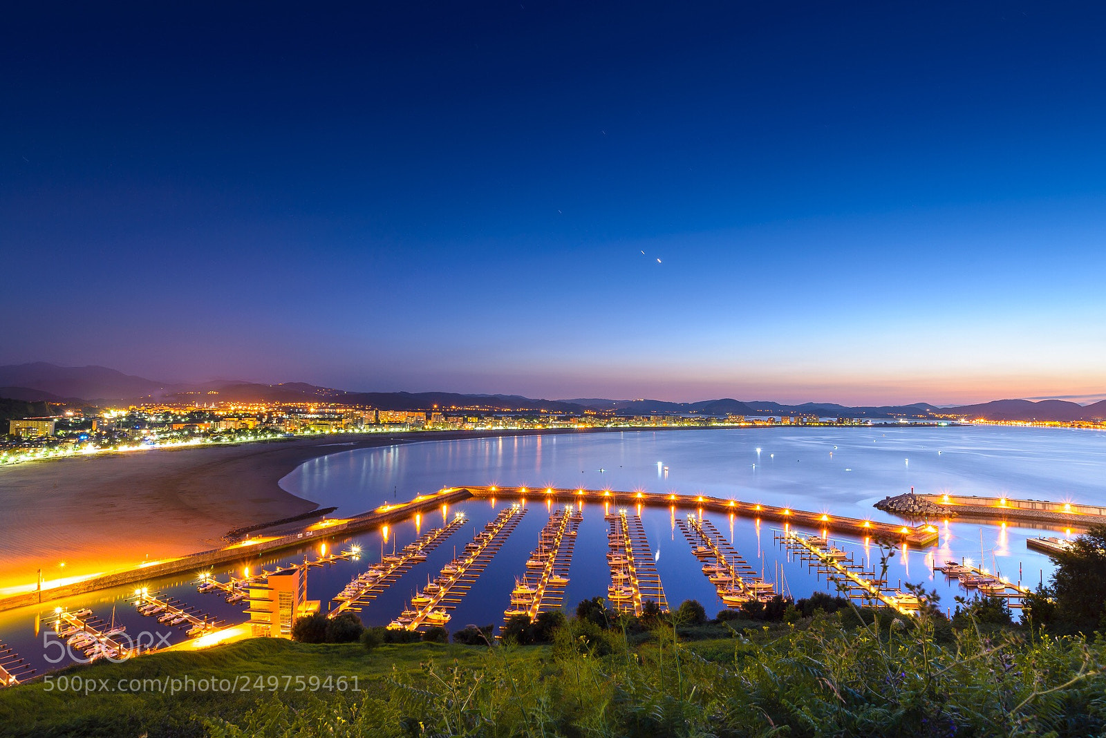 Nikon D610 sample photo. Laredo blue hour photography