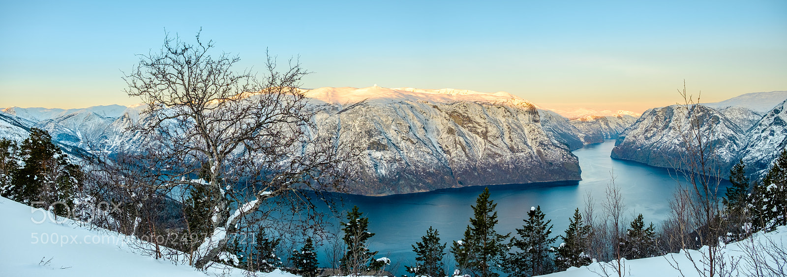 Fujifilm X-T1 sample photo. Morning above the fjord photography