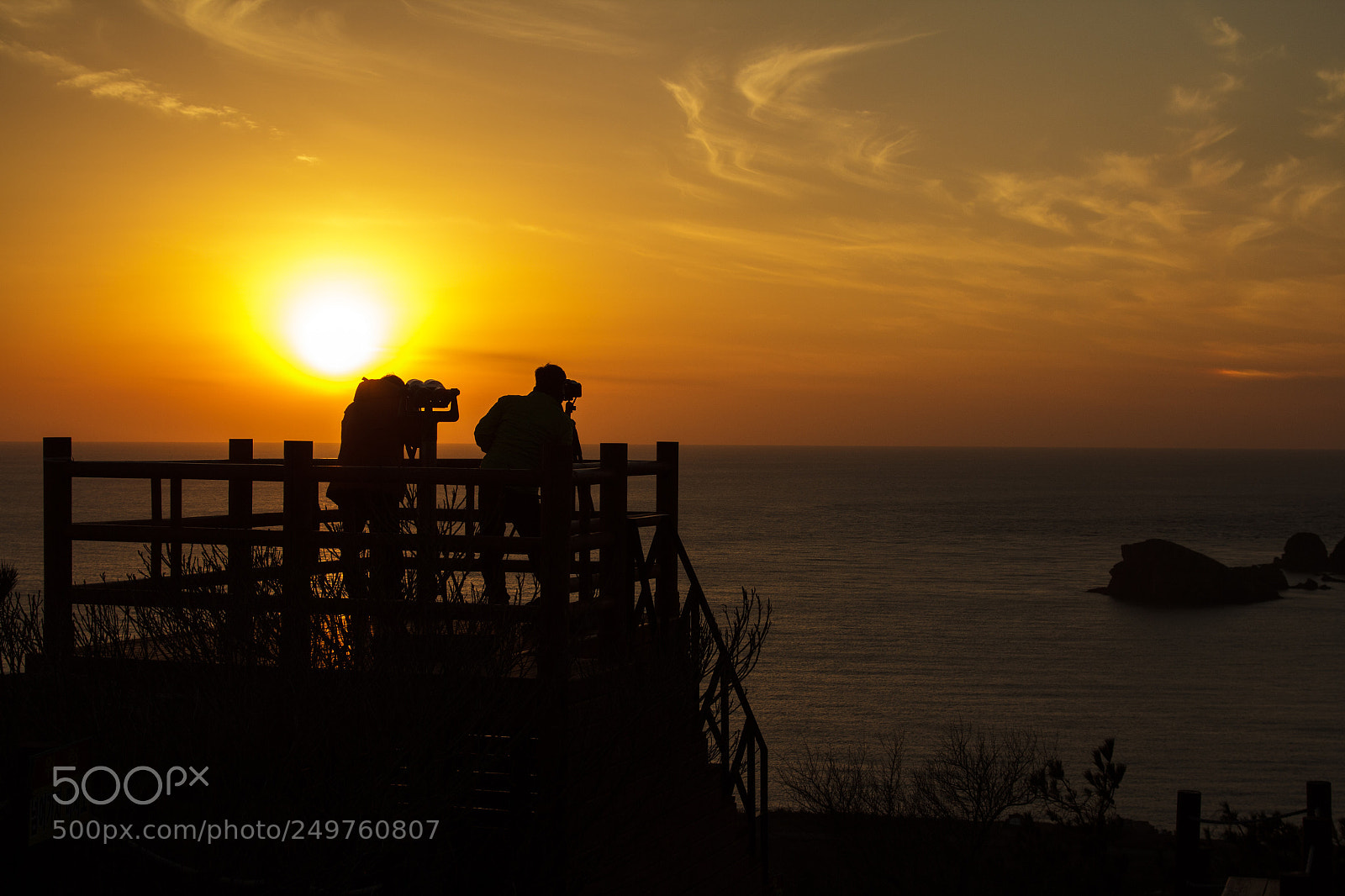 Canon EOS 60D sample photo. Photographer taking a sunset photography