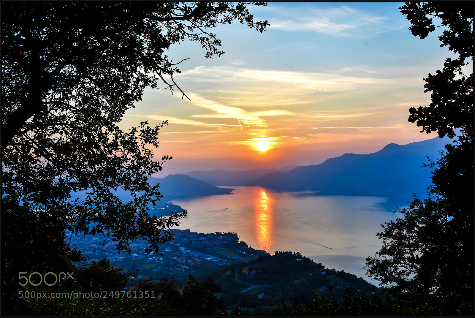 Nikon D7200 sample photo. Iseo, sunset on the photography