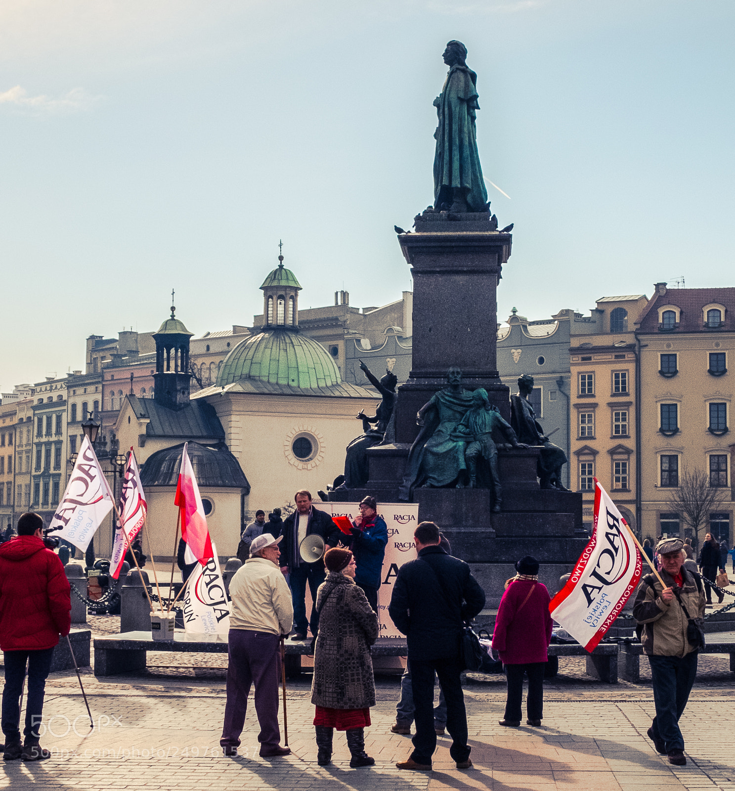 Fujifilm X30 sample photo. Having a protest krakow photography