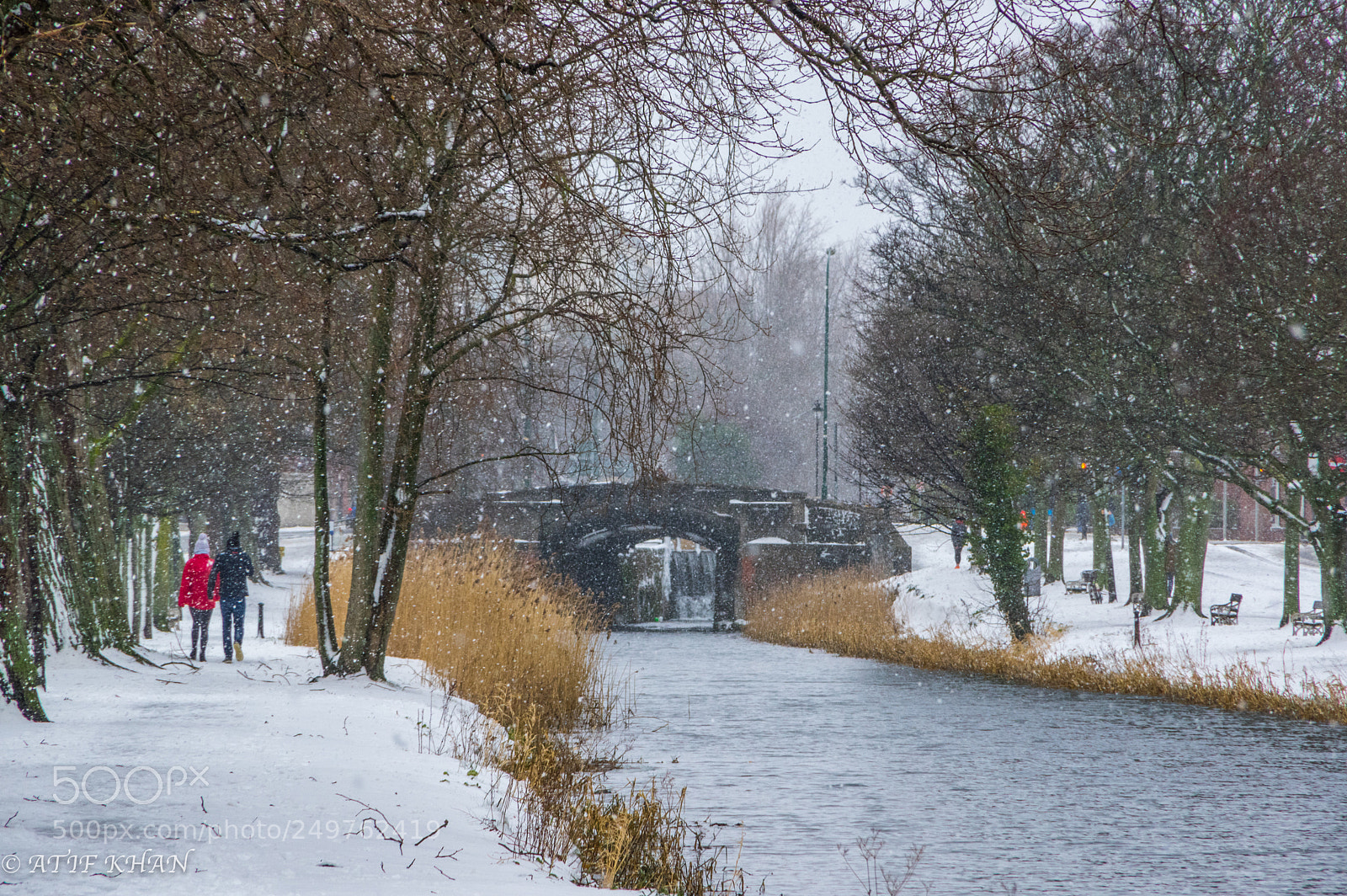 Pentax K-3 sample photo. Snowy dublin! photography