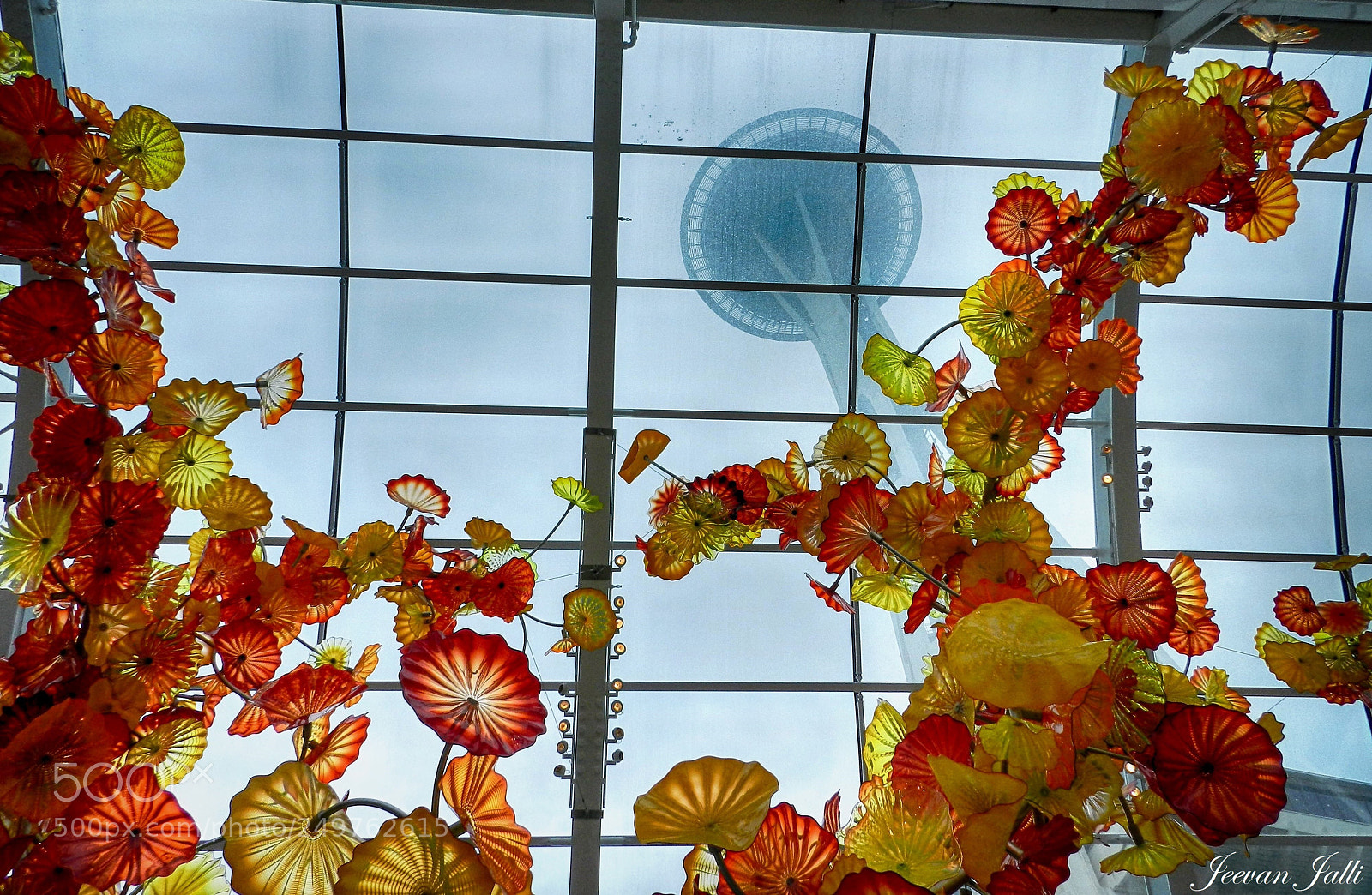 Nikon Coolpix P500 sample photo. Chihuly glass museum,  seattle photography