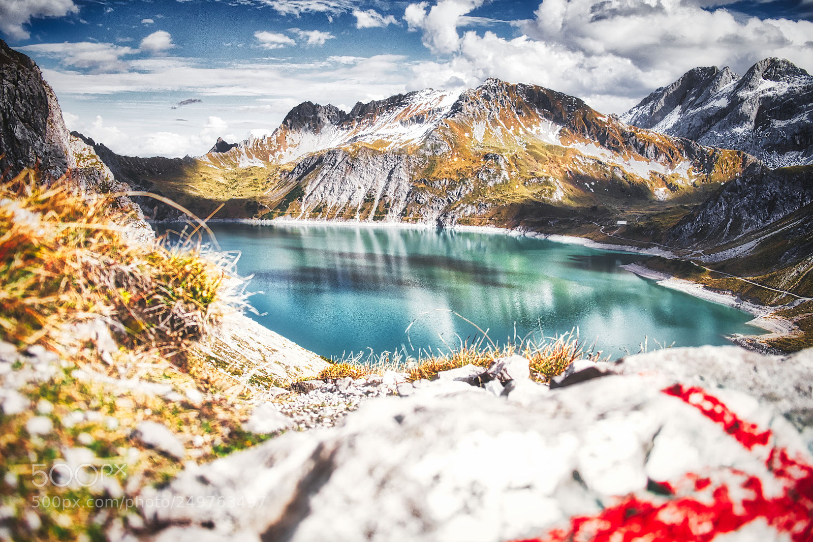 Fujifilm X-T1 sample photo. Lünersee photography