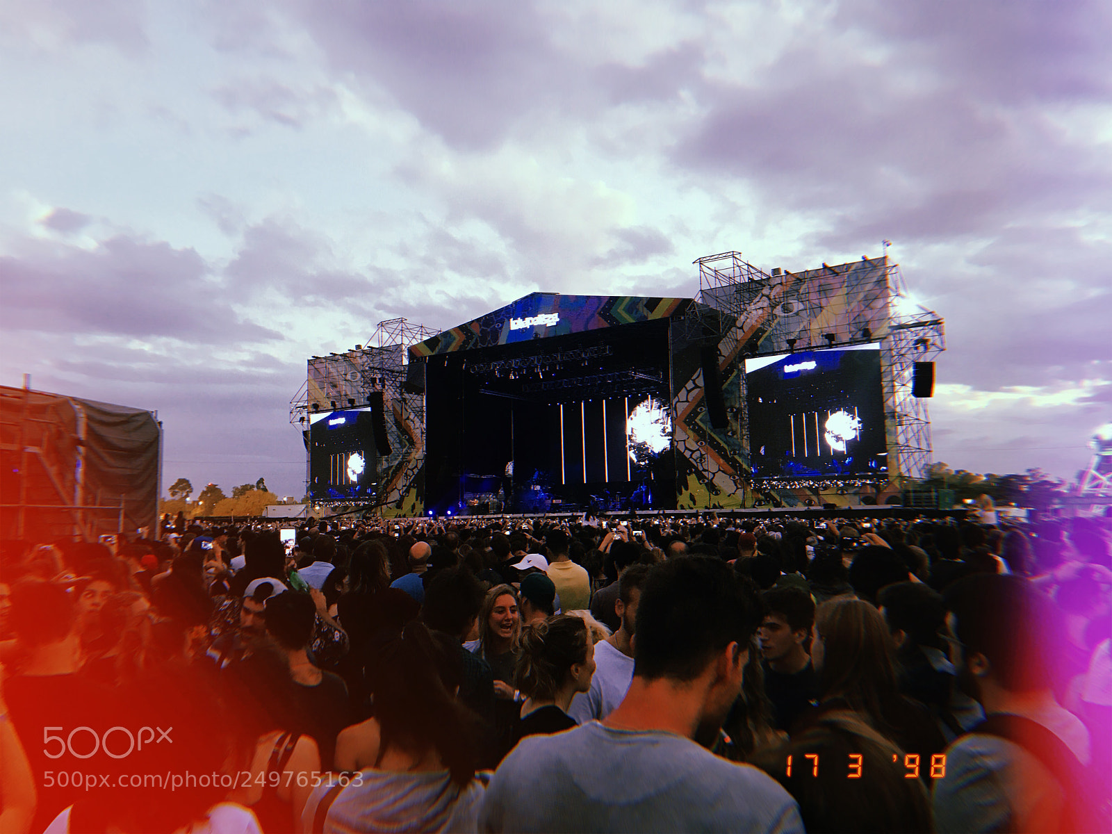 Apple iPhone sample photo. Lollapalooza photography