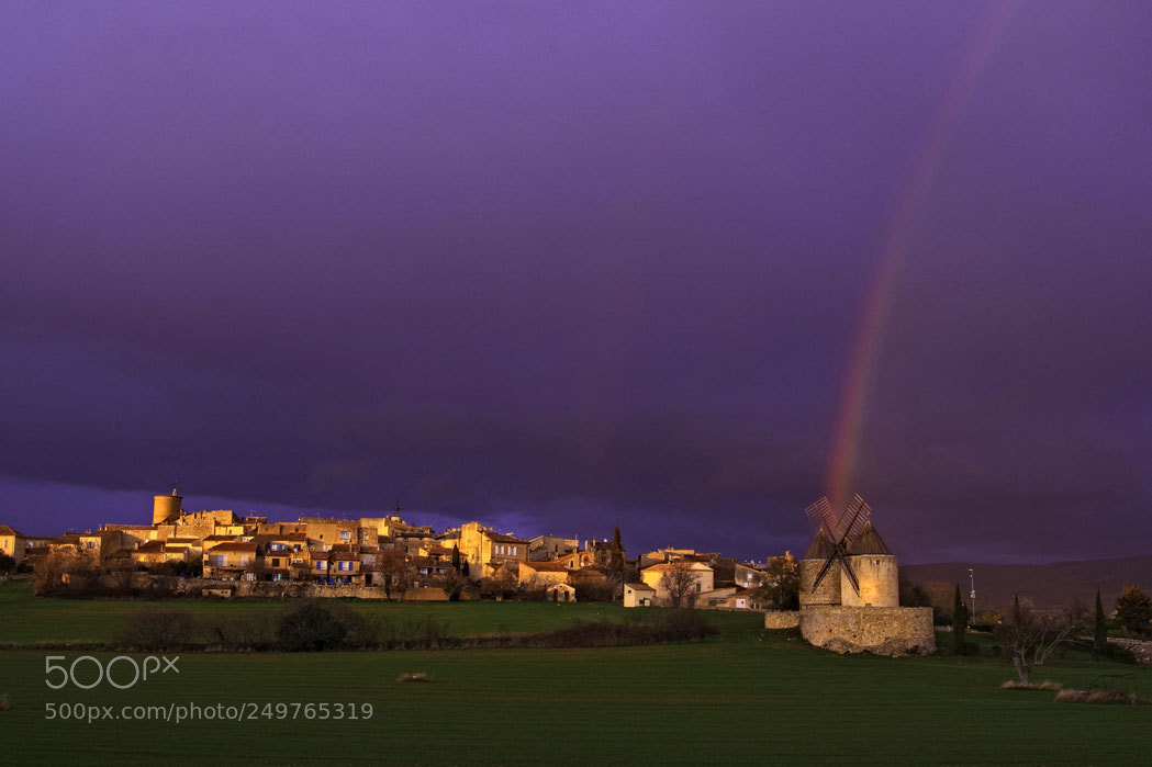 Pentax K-70 sample photo. Régusse village/provence photography