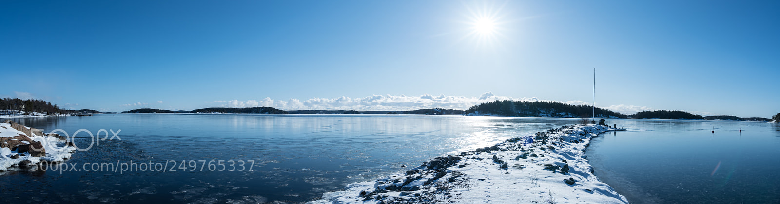 Sony a7R III sample photo. Winter by the sea photography