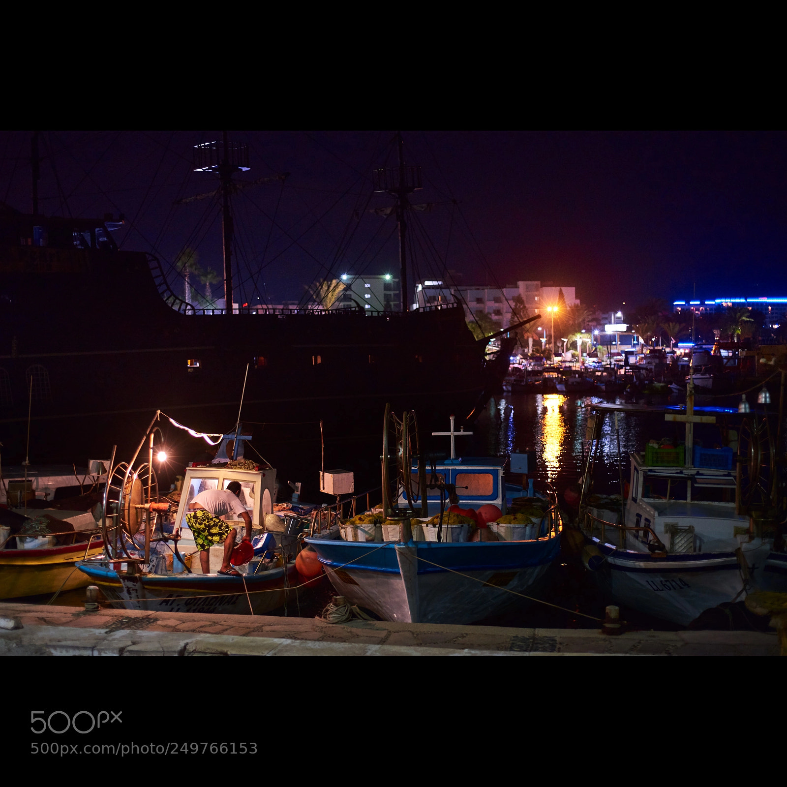 Nikon D610 sample photo. Рыбацкие лодки Айия-Напы photography