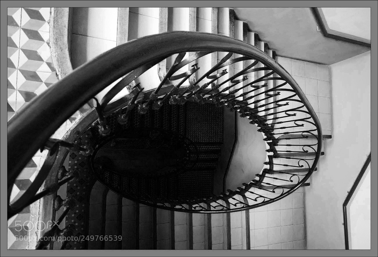 Nikon D5300 sample photo. Eye of the stairway photography
