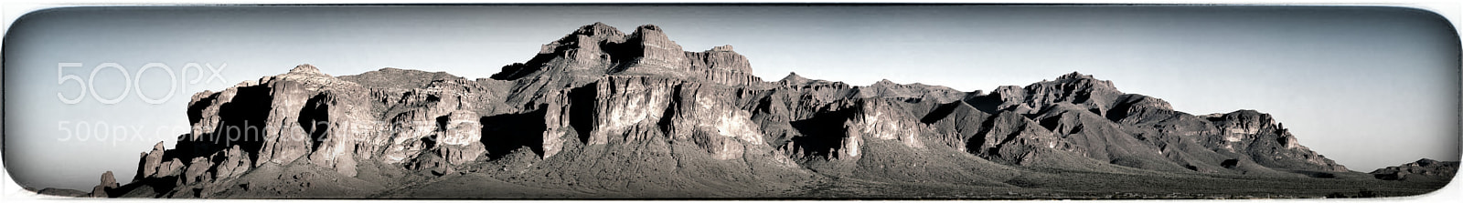 Sony Alpha DSLR-A100 sample photo. Superstition mountains photography