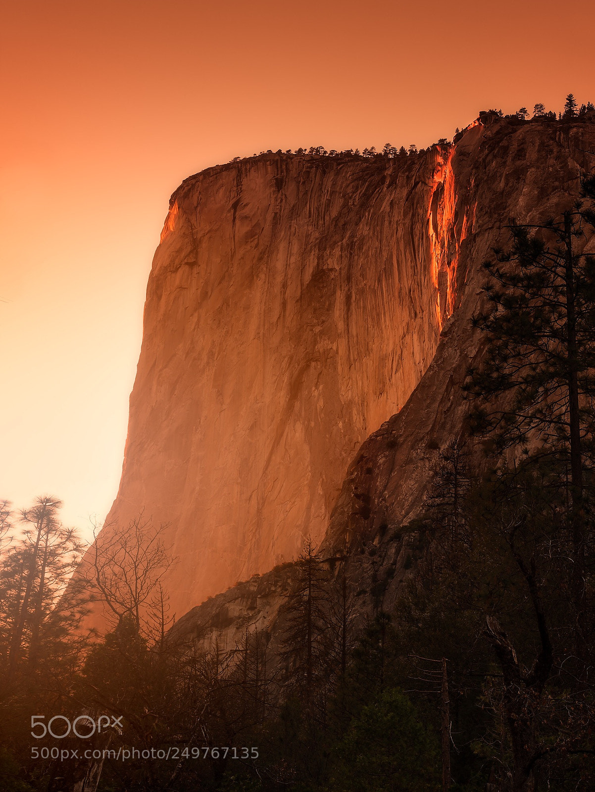 Nikon D850 sample photo. Fire fall
 photography
