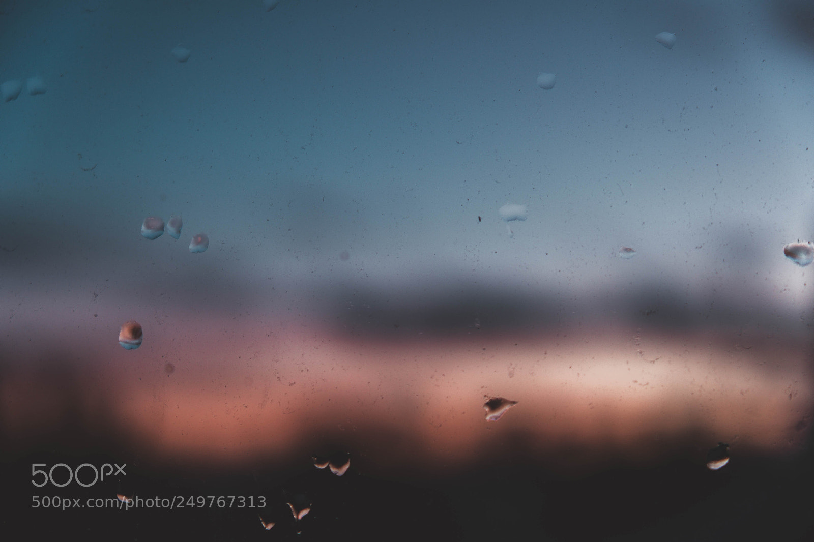 Fujifilm X-T20 sample photo. Sunset rain drops photography