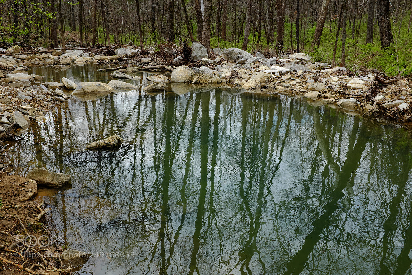 Fujifilm X100S sample photo. Creek reflection photography