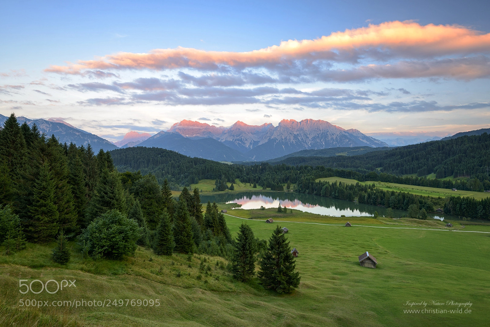Nikon D800 sample photo. Glowing karwendel photography