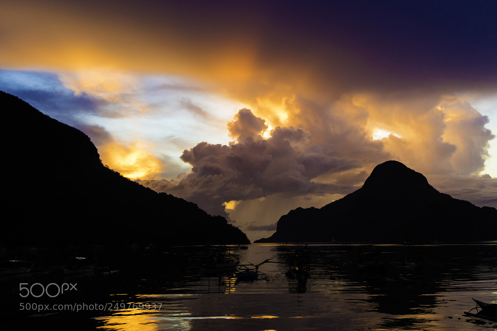 Nikon D5500 sample photo. Sunset in el nido photography