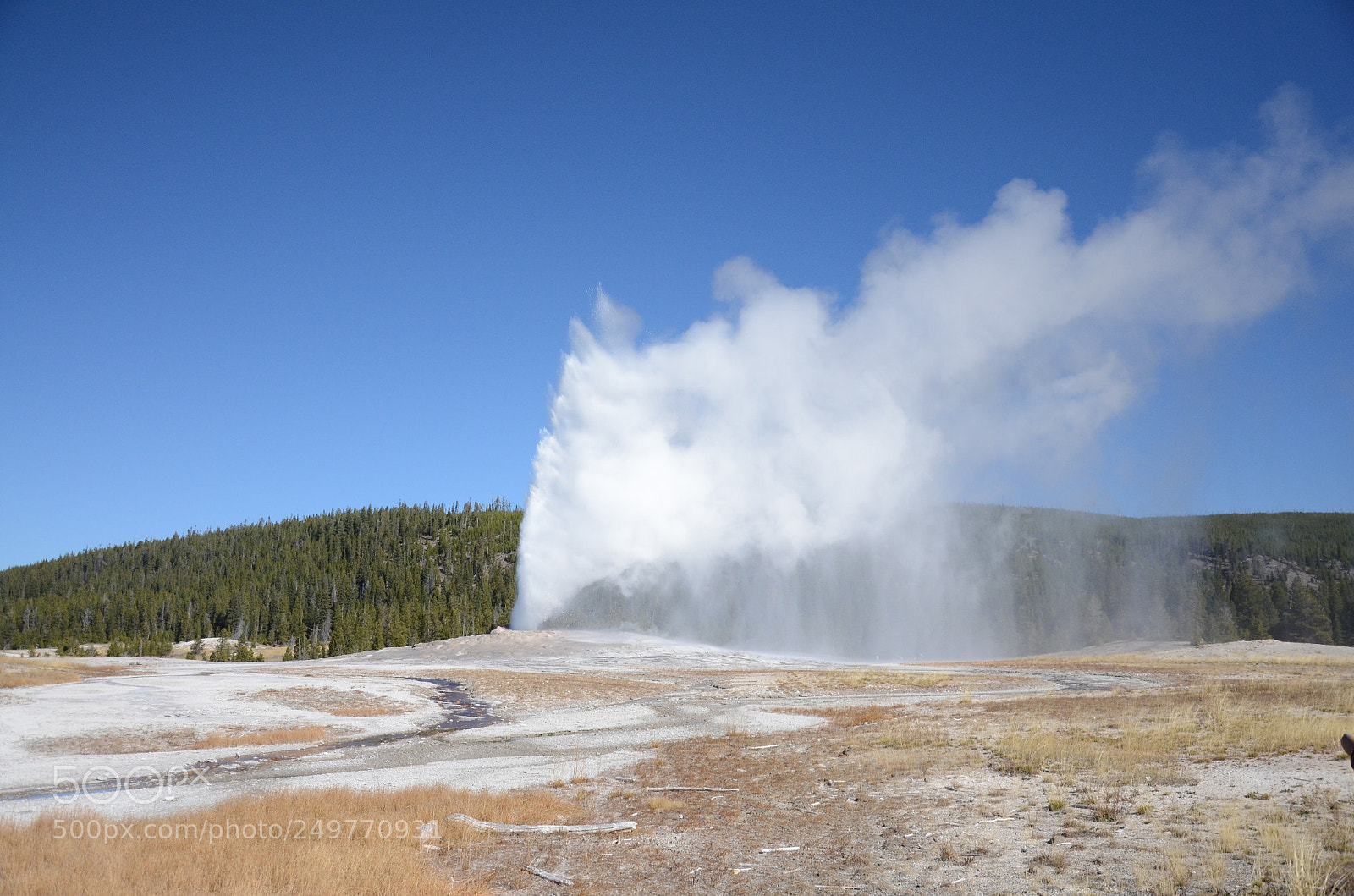 Nikon D7000 sample photo. Old faithful geyser, yellowstone photography