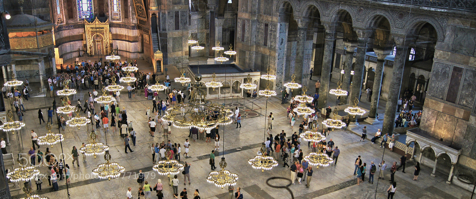 Sony SLT-A55 (SLT-A55V) sample photo. Inside hagia sophia photography