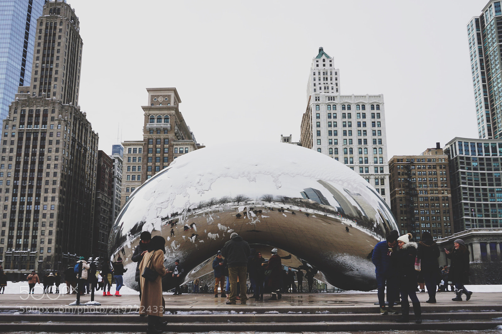 Sony a5100 sample photo. The bean, millennium park photography