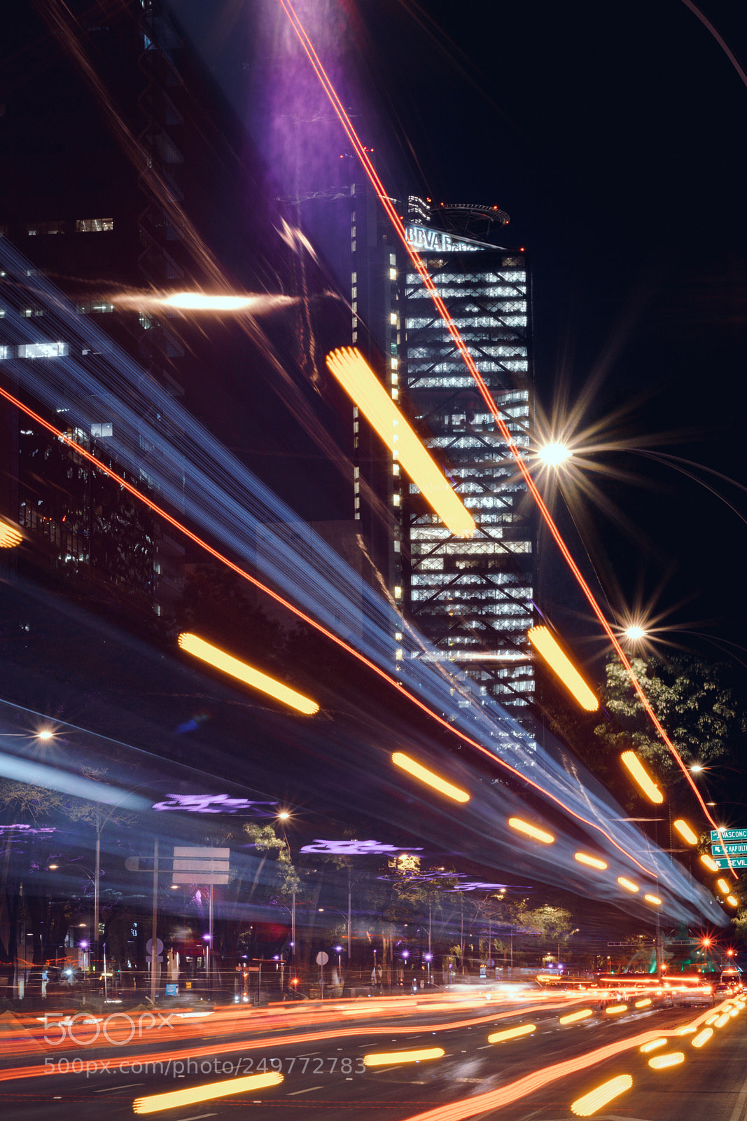 Nikon D3300 sample photo. Light trail photography