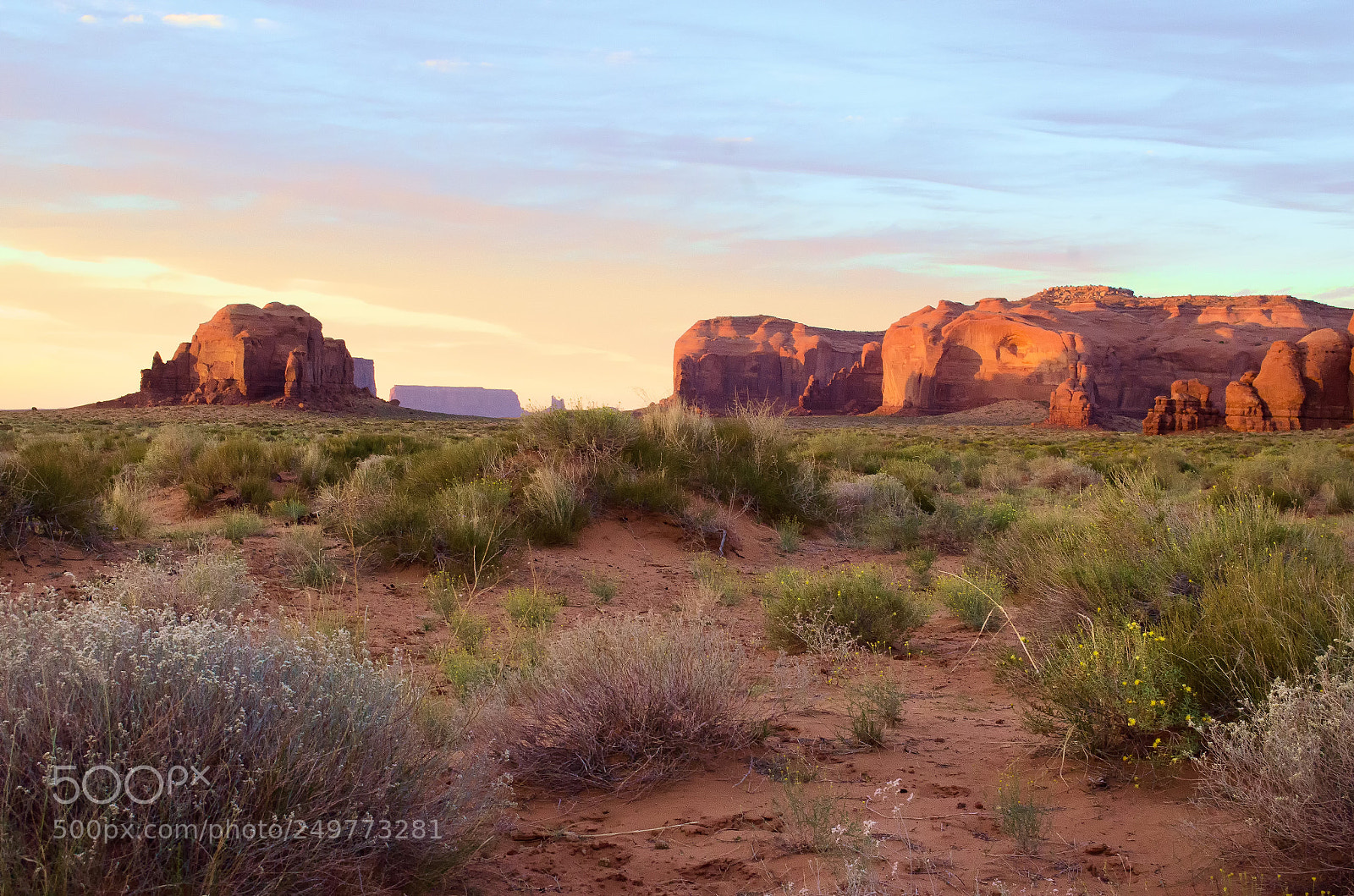 Nikon D5100 sample photo. Sunset at monument valley photography