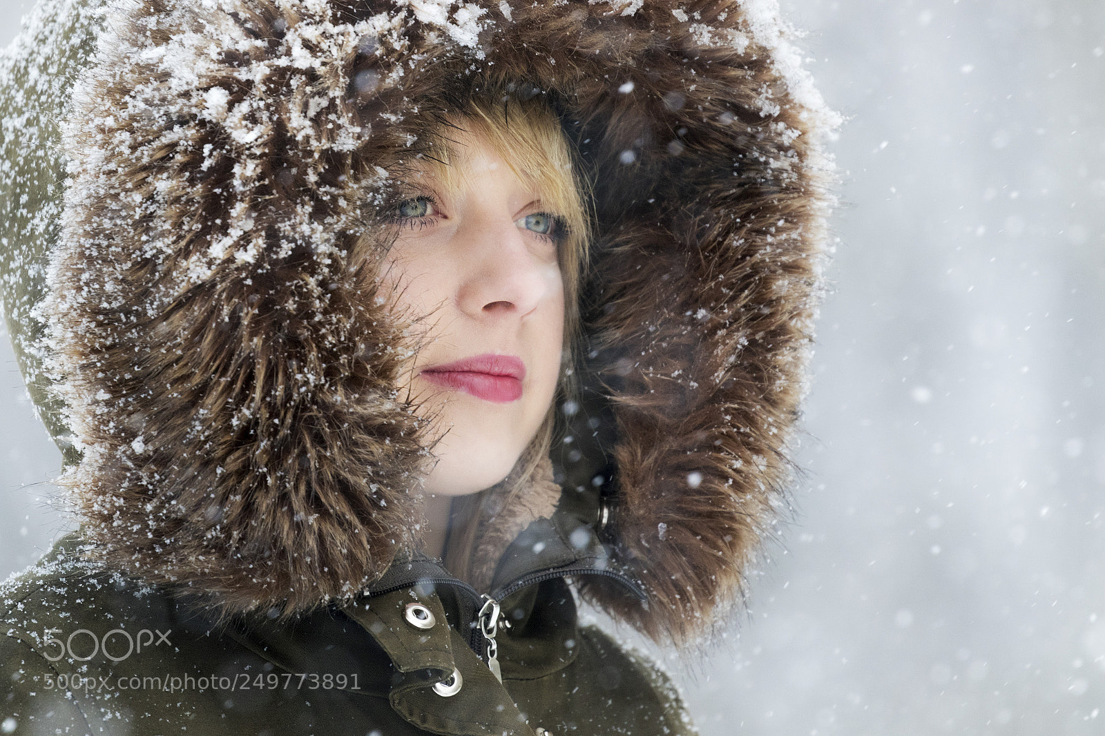 Canon EOS 7D Mark II sample photo. Winter portrait photography