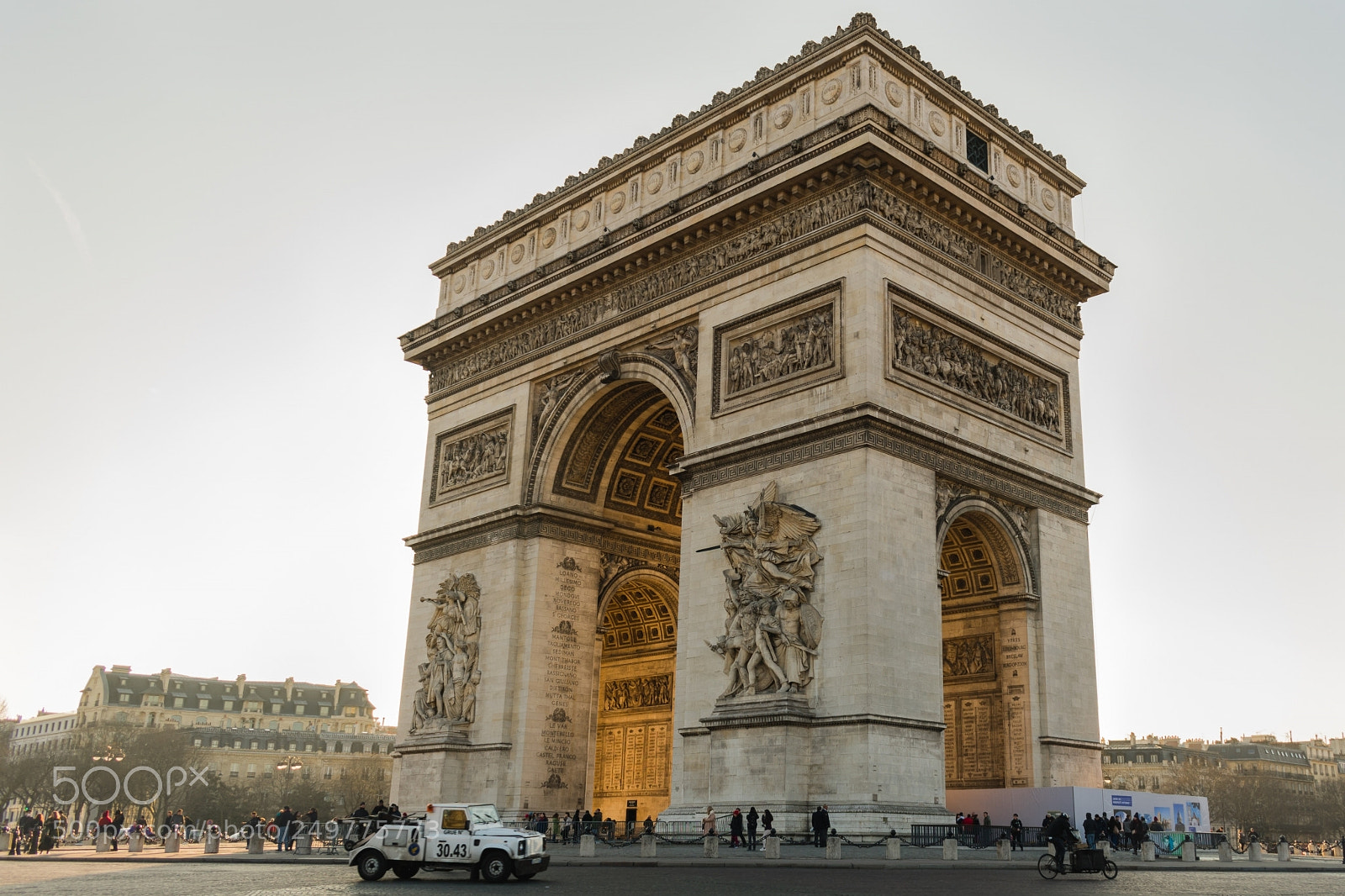 Nikon D3400 sample photo. Arc de triomphe photography