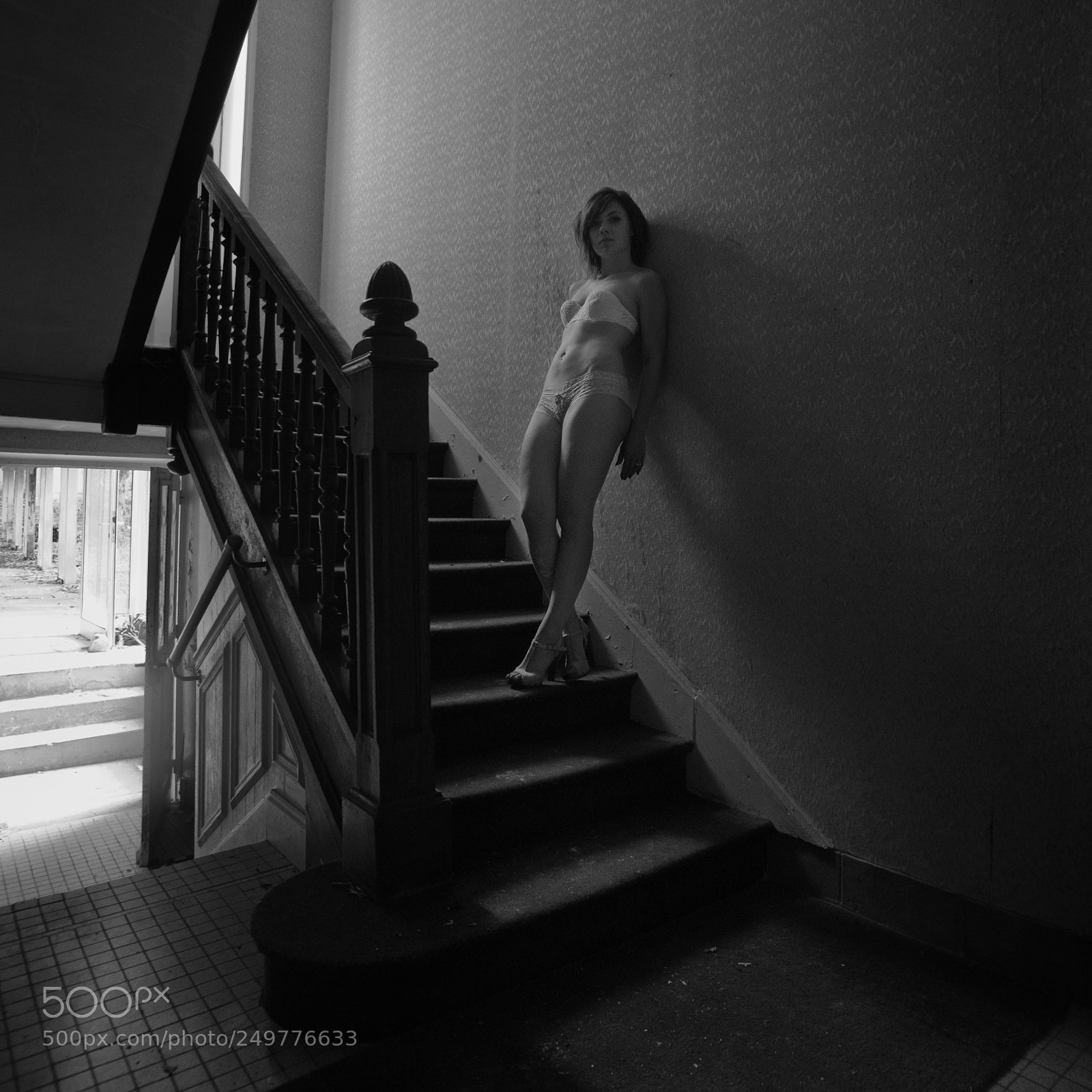 Sony Alpha DSLR-A200 sample photo. Stairway photography
