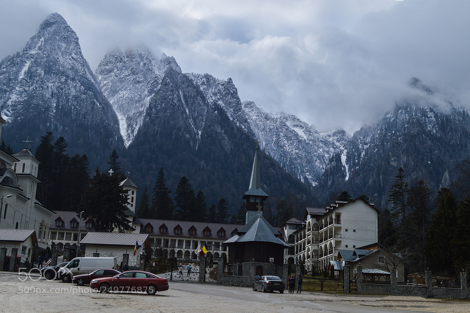 Nikon D3200 sample photo. The caraiman monastery photography