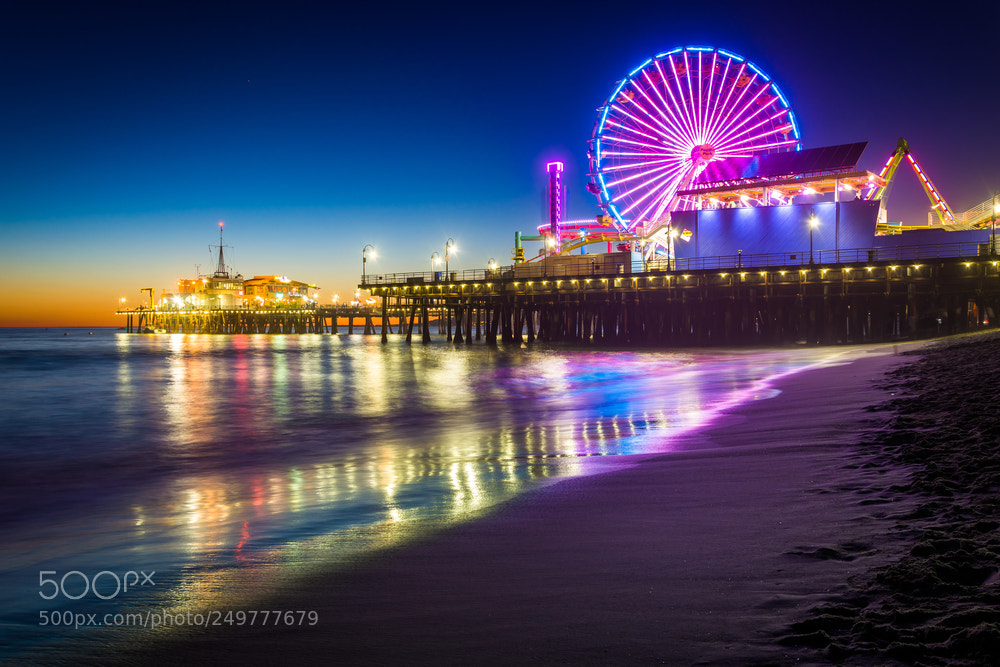 Nikon D5200 sample photo. The santa monica pier photography