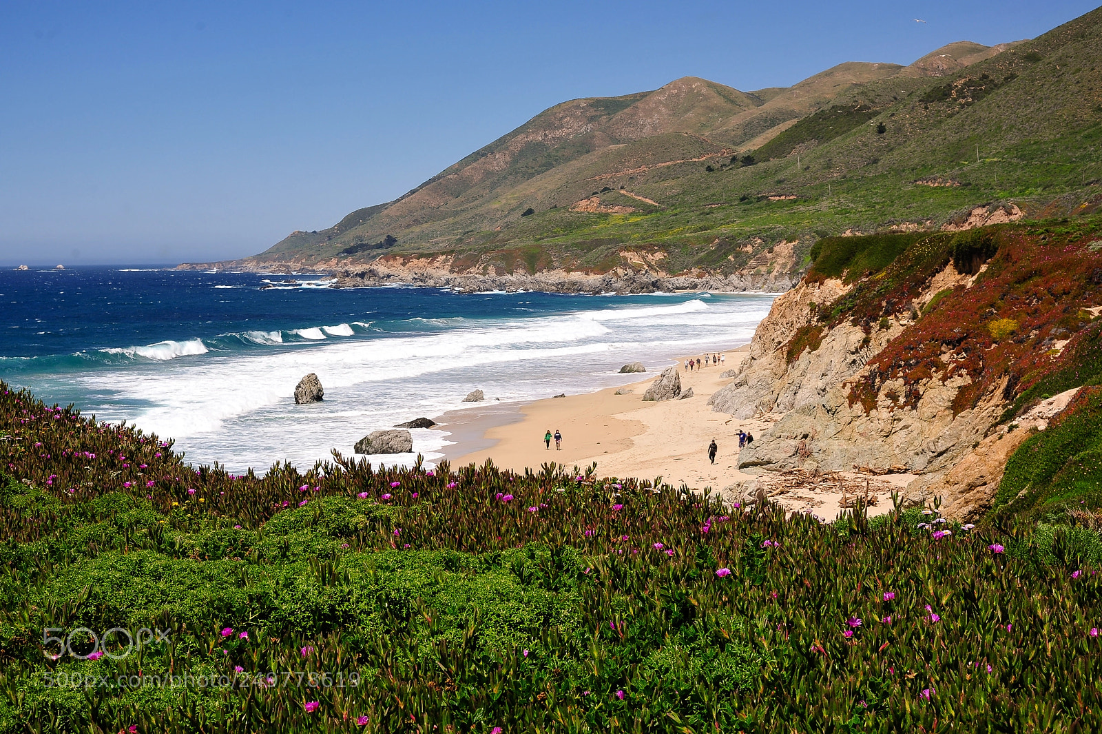 Nikon D700 sample photo. Garrapata beach photography