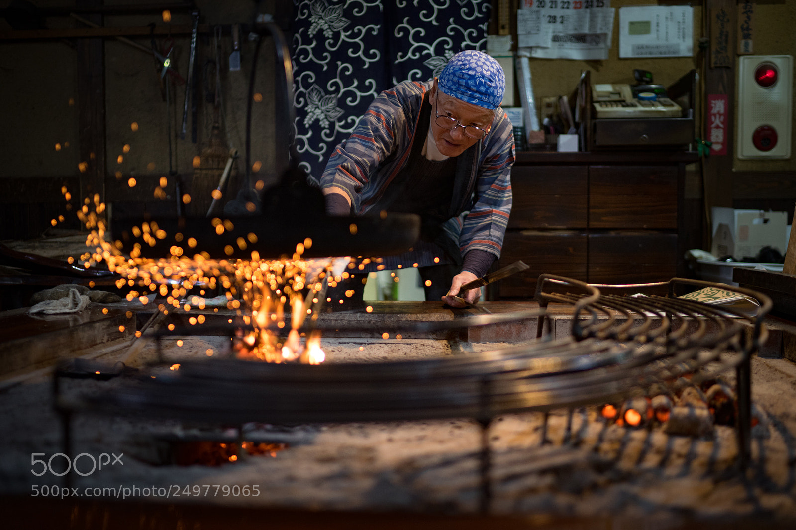 Sony a7 II sample photo. Open fire cooking photography