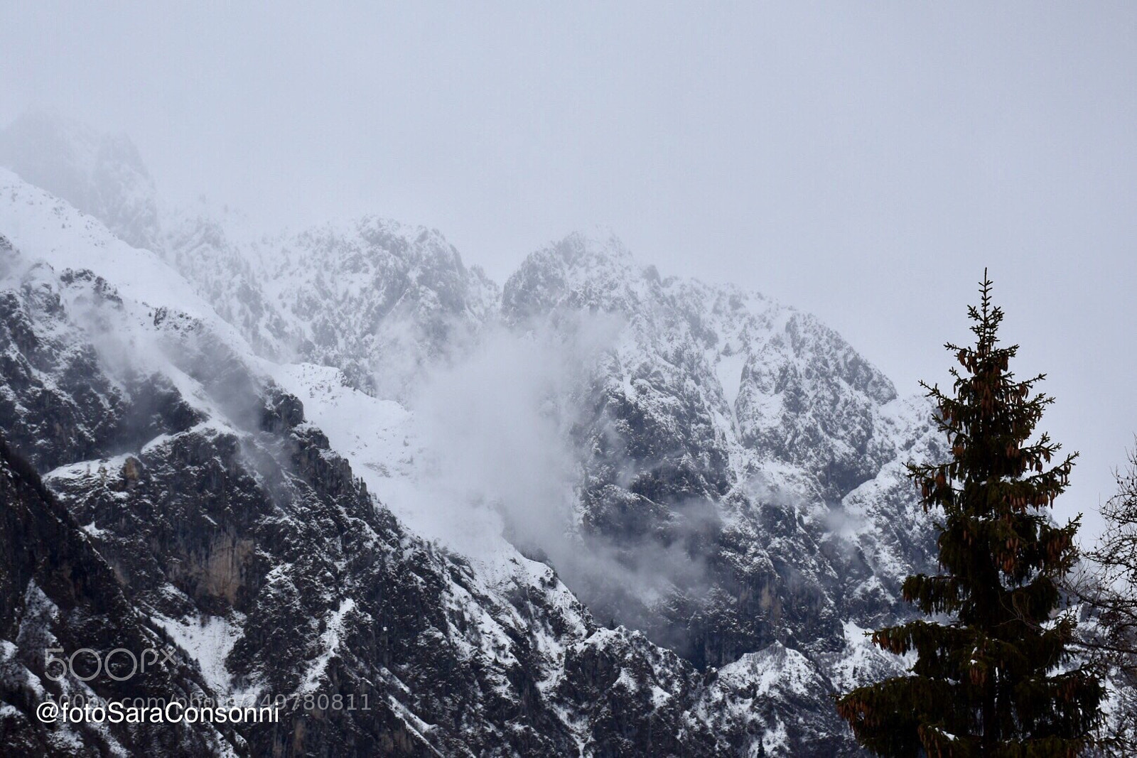 Nikon D7200 sample photo. Montagna nelle nuvole photography