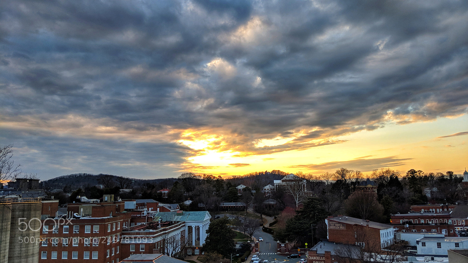 Google Pixel 2 sample photo. Sunset in c'ville photography