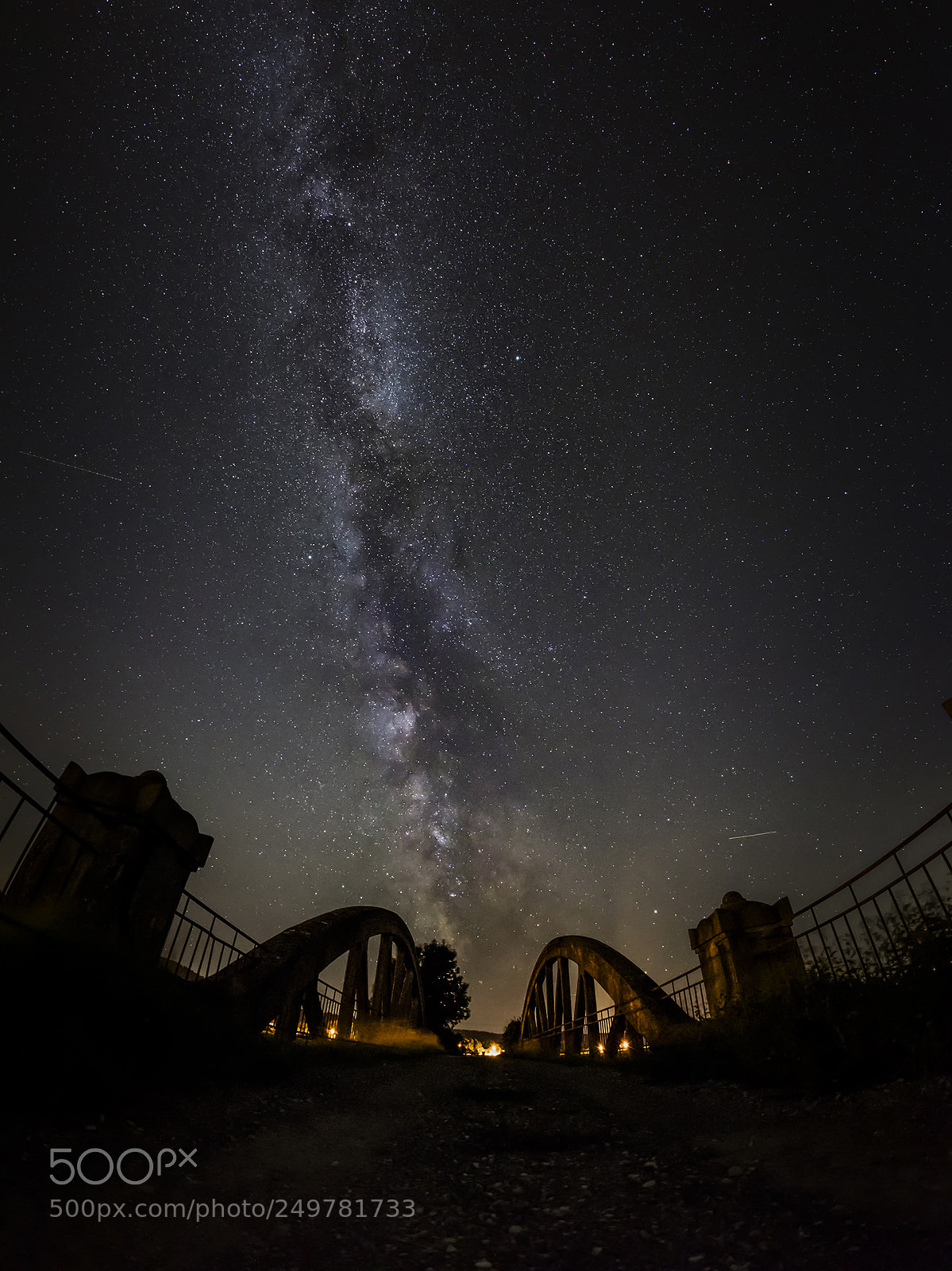 Nikon D810 sample photo. Bridge to milky way photography