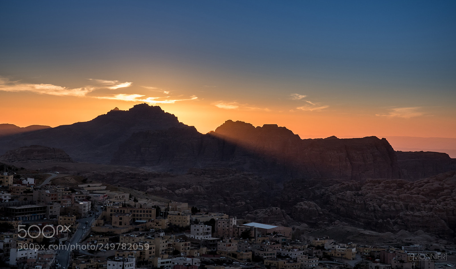 Nikon D500 sample photo. Sunset over petra photography