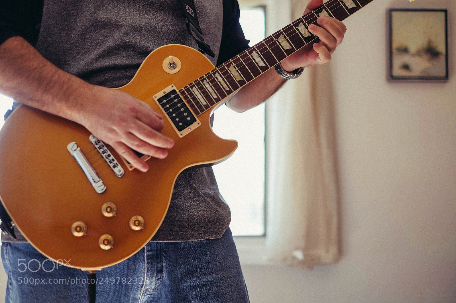 Fujifilm X-T10 sample photo. Gibson les paul photography