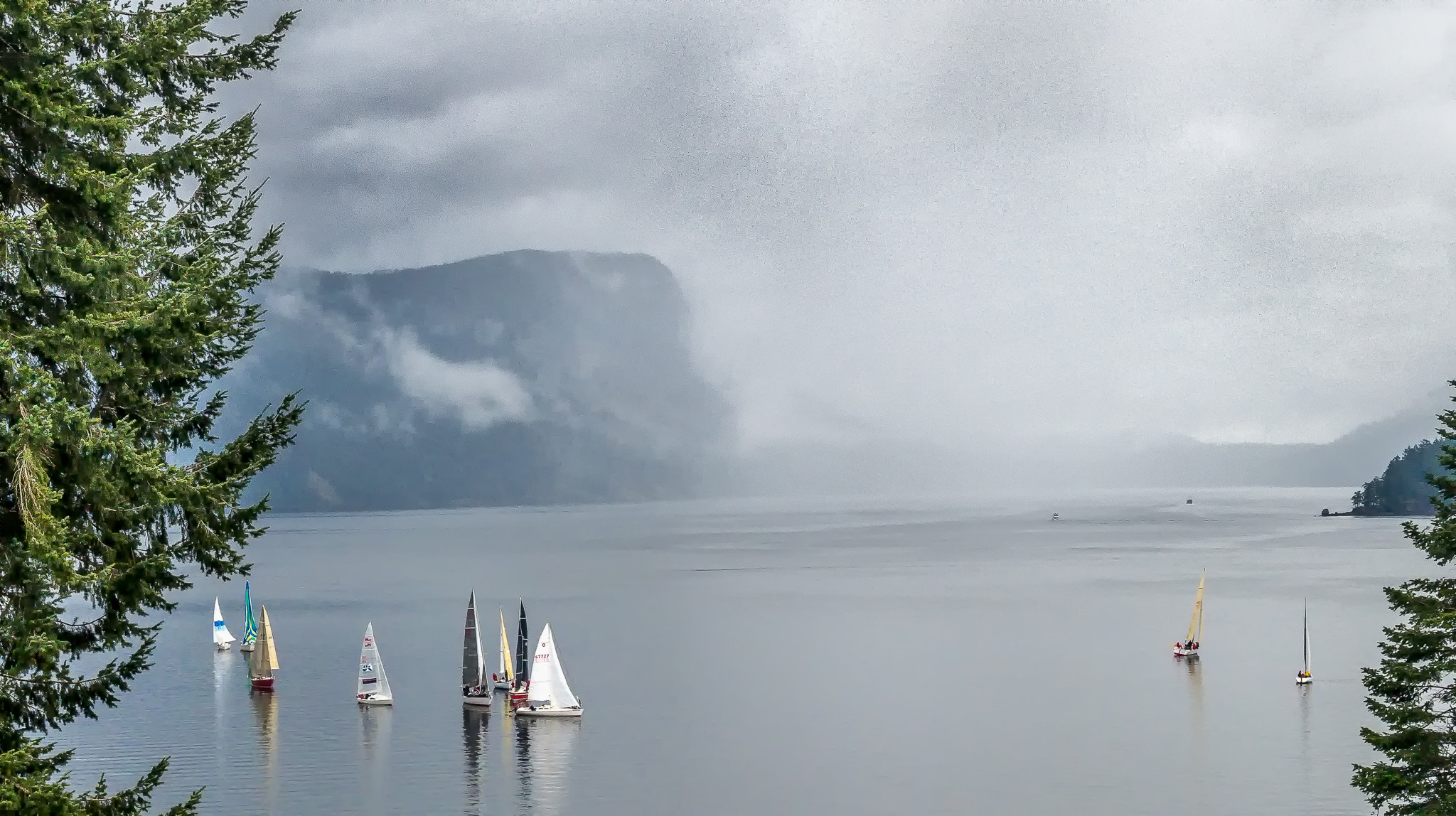 Leica X Vario sample photo. Winter sailing in maple bay photography