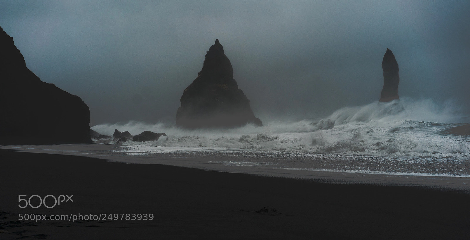 Sony a7S II sample photo. Iceland black sand beach photography