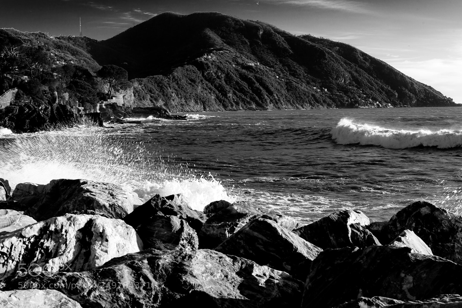 Nikon D810 sample photo. Monte di portofino photography