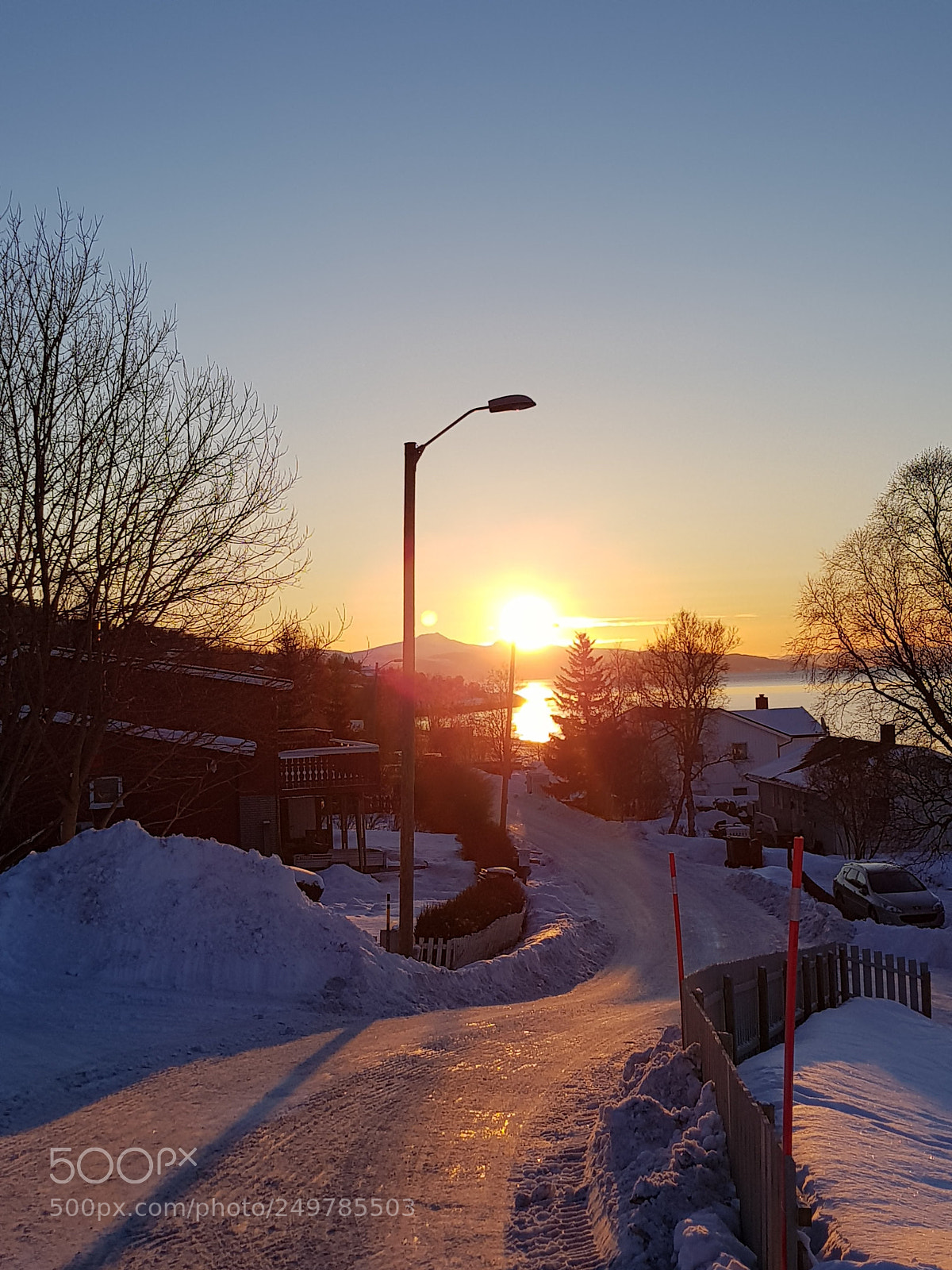 Samsung Galaxy S8 sample photo. Sunset in the village photography