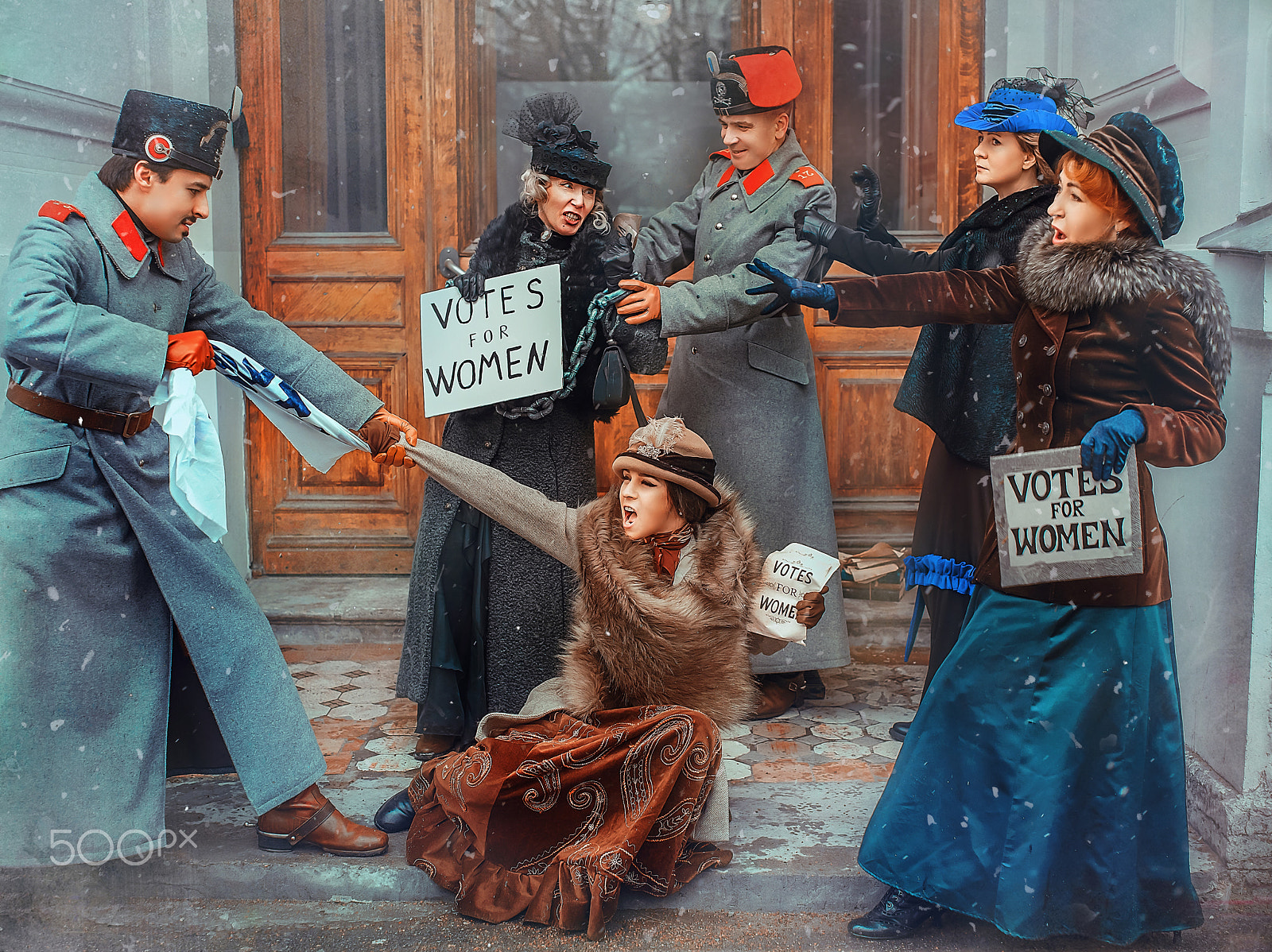 Pentax 645D sample photo. Suffragettes meeting photography