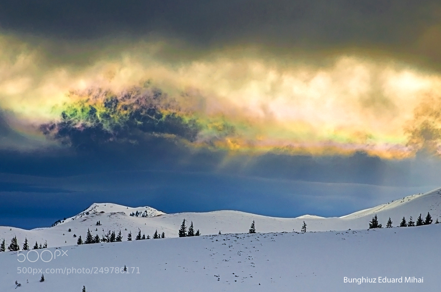 Nikon D5100 sample photo. Iridescent clouds photography