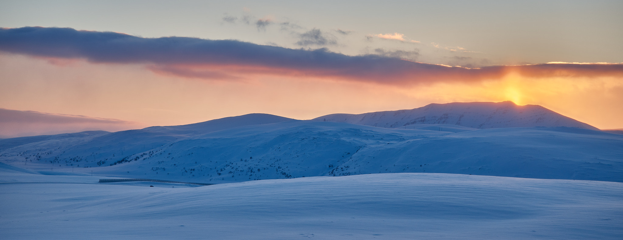 Phase One IQ250 sample photo. Snow sun vulcano photography